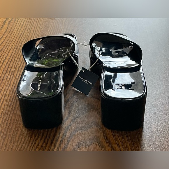 American Eagle Outfitters Black Women's Slide Sandals - Picture 3 of 5